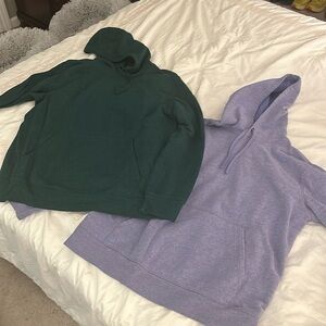 Men’s tek gear (from Kohl’s) ultra soft fleece hoodies. Price is for both.